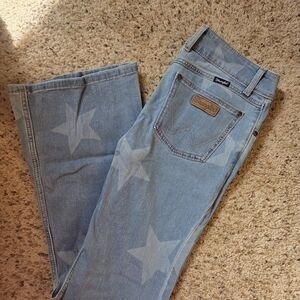 Wrangler Women's Light Blue Star Jeans